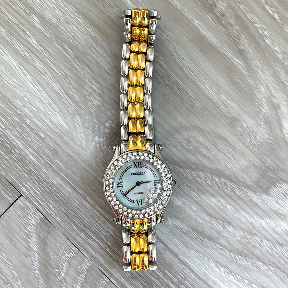 VECCELI Two-tone Watch